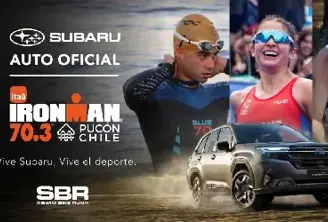 Subaru, auto oficial de Itaú Ironman 70.3 Pucón 2026